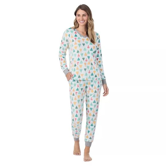 NWT Cuddl Duds SZ XXL Velour Fleece Pajama Top & Jogger Pant Set - Picture 1 of 1